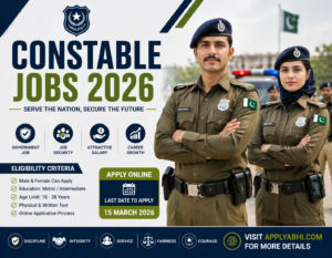 Constable Jobs 2026 - Punjab Police Latest Advertisement | Apply Online Now