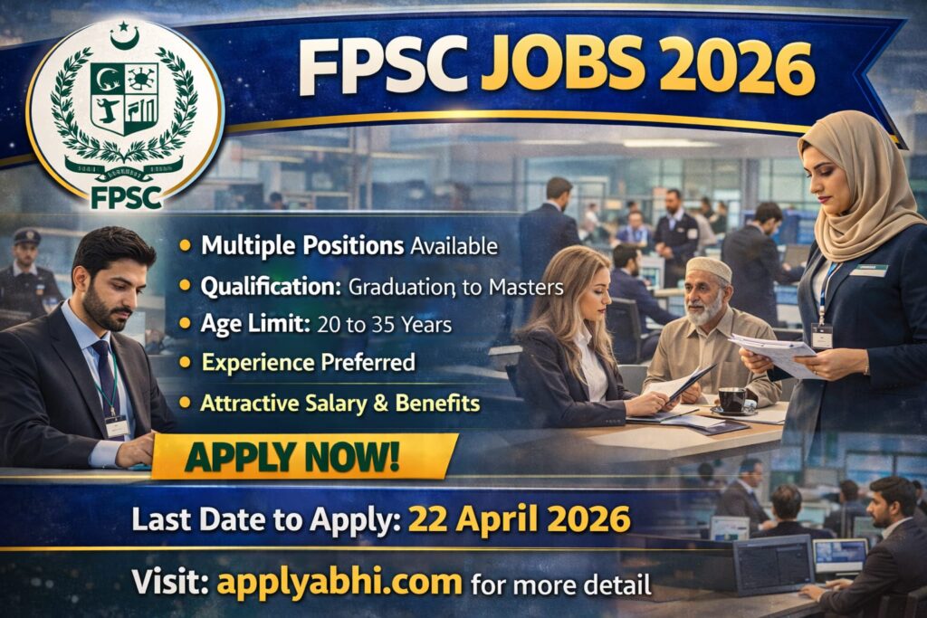 FPSC Jobs 2026 – 78 Teaching Seats | Latest Advertisement | Online Apply Now