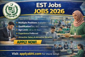 EST Jobs 2026 – Elementary School Teacher Latest Advertisement | Online Apply Now